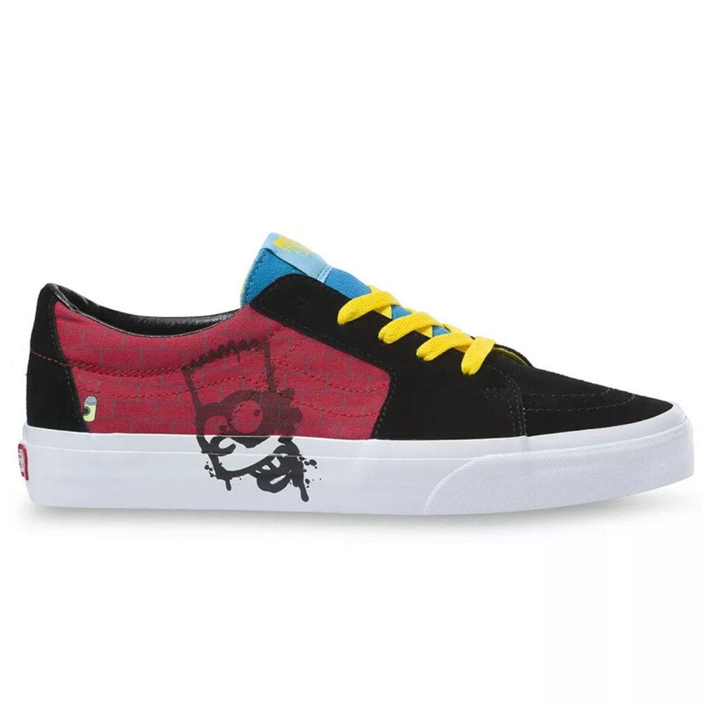 VANS Limited Edition El Barto Sneakers Mens Size 8 - Picture 7 of 8